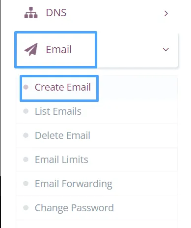 tạo email trên cyberpanel, cyberpanel
